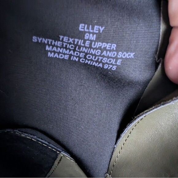 Steve Madden Lace-Up Boots Women's Size 9 Olive Green Suede Block Heel - Picture 8 of 9